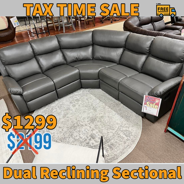 Grayson Reclining Sectional of Furnishings4Less