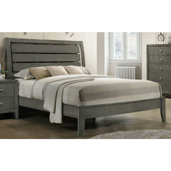 Evan Gray Bed Furnishings4Less