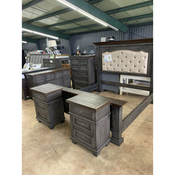 Grey solid wood clearance bedroom furniture
