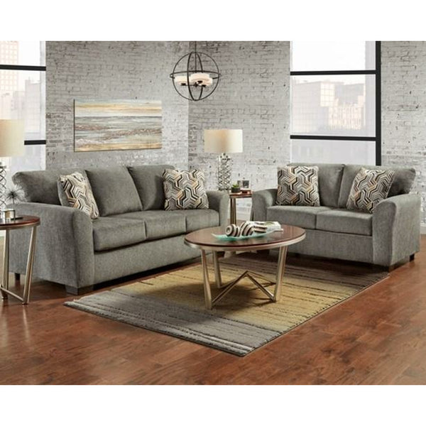 Affordable sofa outlet and loveseat set