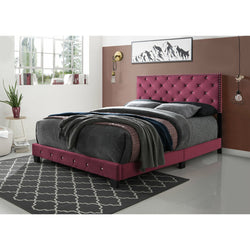 Velma tufted upholstered hot sale bed