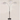 Glass Floor Lamp - Black/Silver