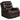 Brown Reclining Sofa, Loveseat and Recliner. Leather upholstery.