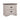 Coralee 2-Drawer Nightstand in Antique White