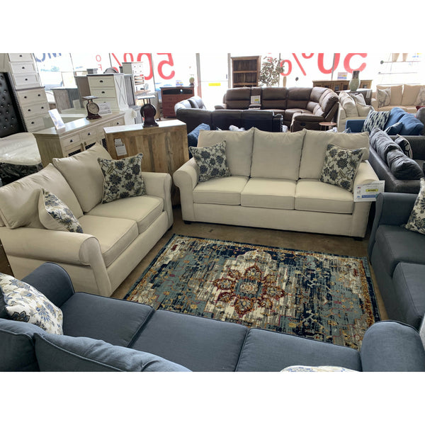 Paisley Cream Sofa Collection With