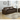 Brown Sedona Sofa Collection is a stationary set upholstered in bonded leather with button tufted backs and seat cushions, track arms and tapered block feet. Also available in red, white, or black.